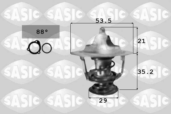 Sasic 3381031 - Термостат охлаждающей жидкости / корпус autodif.ru