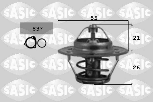 Sasic 3381391 - Термостат охлаждающей жидкости / корпус autodif.ru