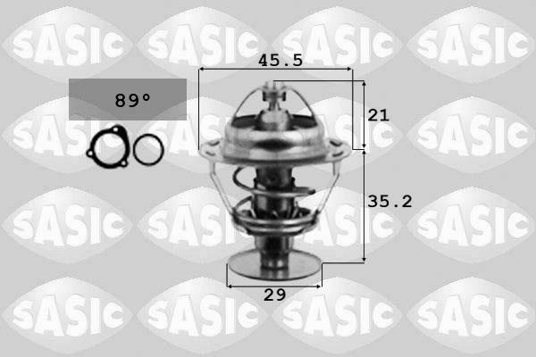 Sasic 3381211 - Термостат охлаждающей жидкости / корпус autodif.ru