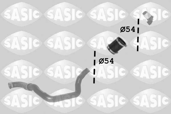 Sasic 3334053 - Трубка, нагнетание воздуха autodif.ru