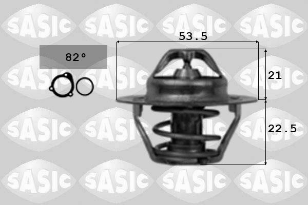 Sasic 3371301 - Термостат охлаждающей жидкости / корпус autodif.ru