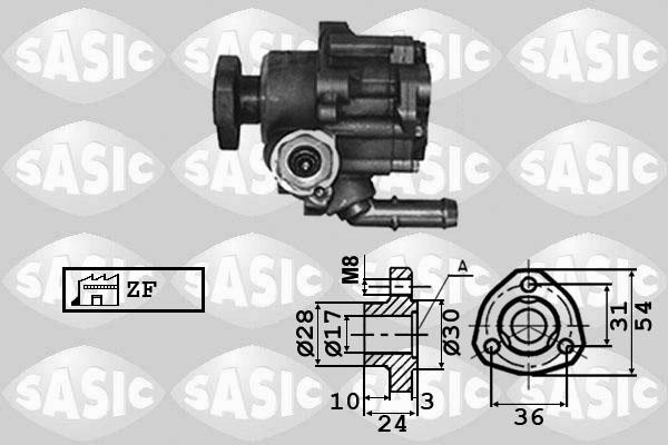 Sasic 7076009 - Гидравлический насос, рулевое управление, ГУР autodif.ru