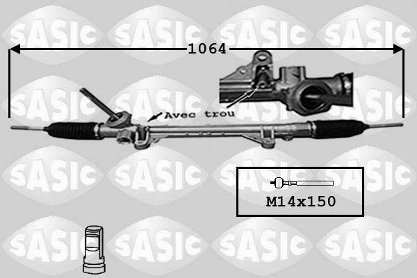 Sasic 7174030 - Рулевой механизм, рейка autodif.ru