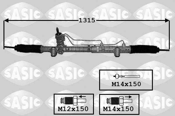 Sasic 7176047 - Рулевой механизм, рейка autodif.ru