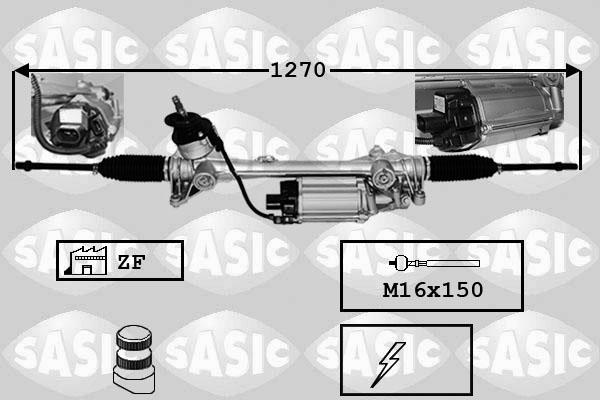 Sasic 7176065 - Рулевой механизм, рейка autodif.ru