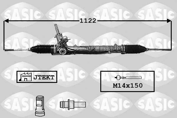 Sasic 7170031 - Рулевой механизм, рейка autodif.ru
