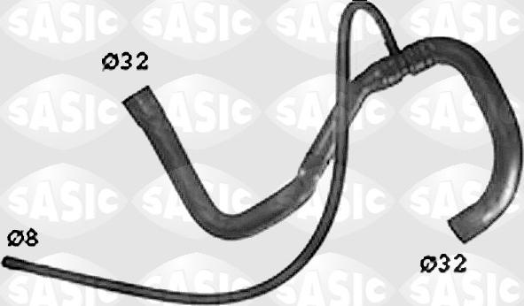Sasic SWH6802 - Шланг радиатора autodif.ru