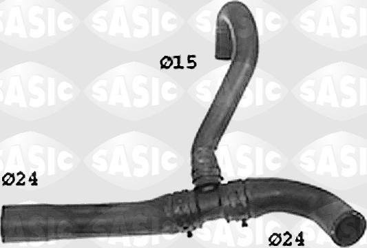 Sasic SWH6782 - Шланг радиатора autodif.ru