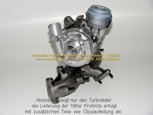 Schlütter Turbolader 166-01565 - Турбина, компрессор autodif.ru