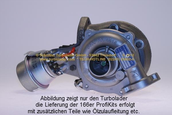 Schlütter Turbolader 166-00316 - Турбина, компрессор autodif.ru