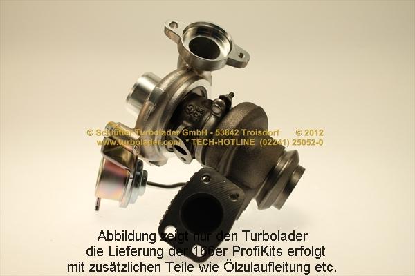 Schlütter Turbolader 166-01672 D - Турбина, компрессор autodif.ru