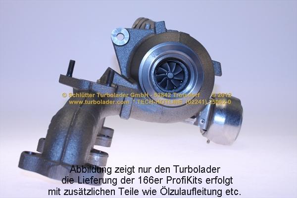 Schlütter Turbolader 166-02791 - Турбина, компрессор autodif.ru