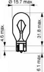 SCT-MANNOL 202402 - Лампа накаливания, фара заднего хода autodif.ru