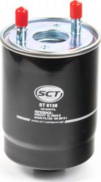 SCT-MANNOL ST 6138 - Топливный фильтр autodif.ru