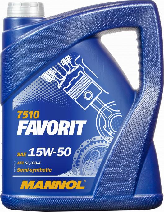 SCT-MANNOL Favorit 15W-50 - Моторное масло autodif.ru