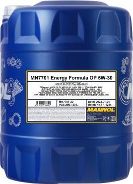 SCT-MANNOL MN7701-20 - Моторное масло autodif.ru