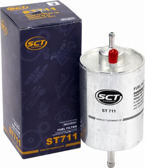 SCT-MANNOL ST 711 - Фильтр топливный SCT ST711 MERCEDES W210/W202/W203/W220, (20) autodif.ru