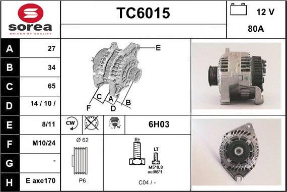 Sera TC6015 - Генератор autodif.ru