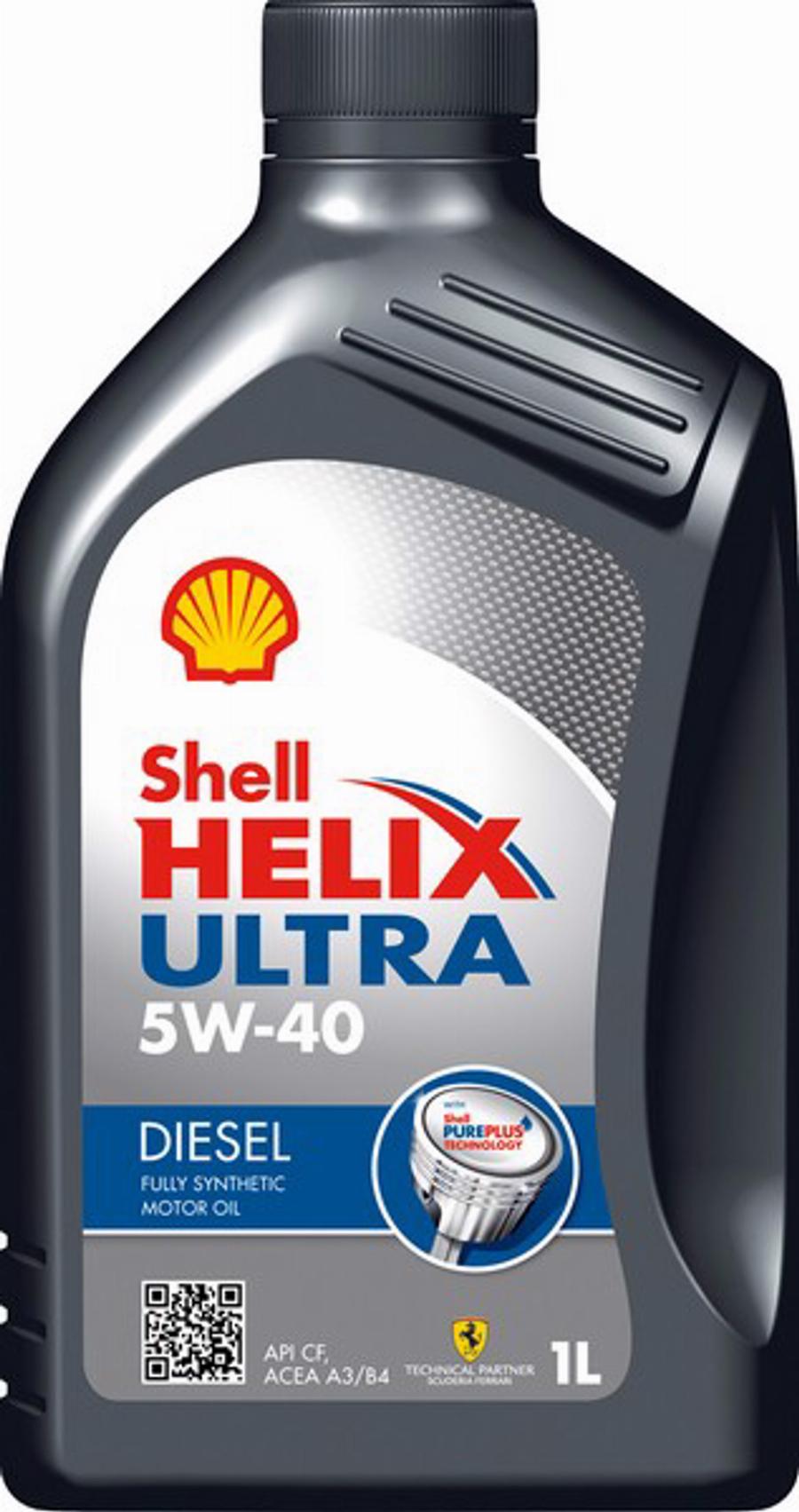 Shell 550040552 - Масло моторное 5W40 Shell 1л синтетика Helix Diesel Ultra RU autodif.ru