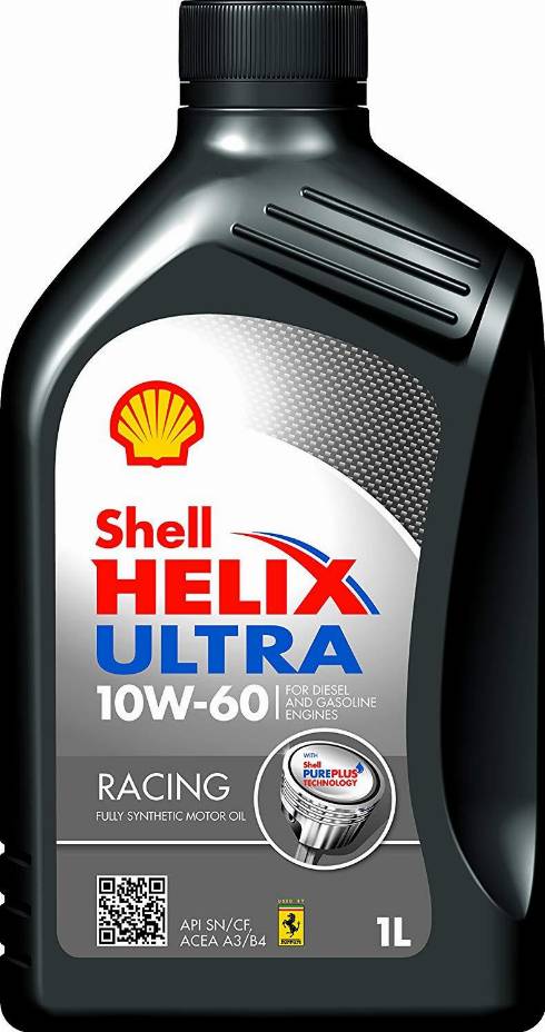 Shell 550040588 - Масло моторное синтетическое Helix Ultra Racing 10W-60, 1л autodif.ru