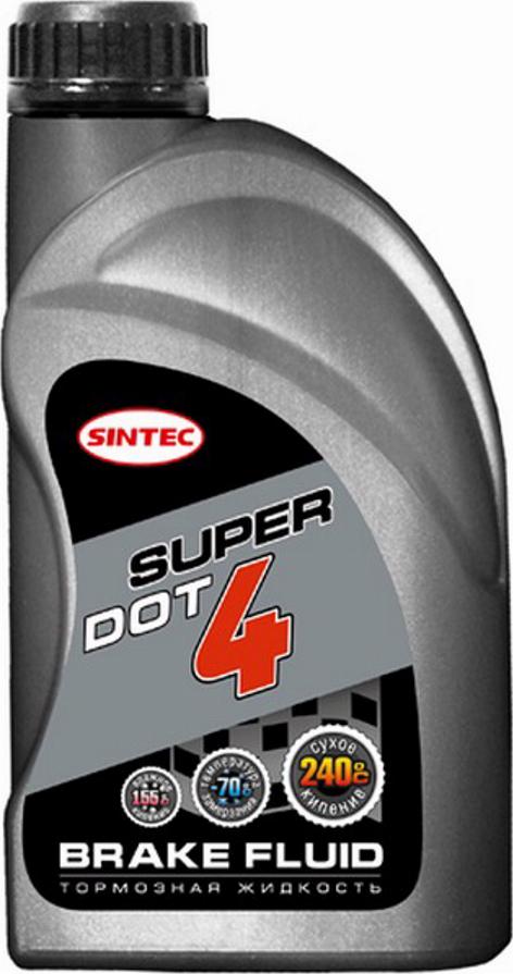 Sintec 990244 - Жидкость тормозная SINTEC SUPER DOT 4 455г (Синтетика +250 С) autodif.ru