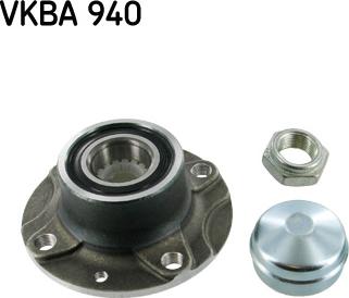 SKF VKBA 940 - Комплект подшипника ступицы колеса autodif.ru