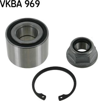SKF VKBA 969 - Комплект подшипника ступицы колеса autodif.ru