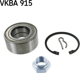 SKF VKBA 915 - Комплект подшипника ступицы колеса autodif.ru