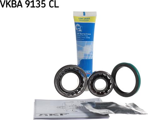 SKF VKBA 9135 CL - Комплект подшипника ступицы колеса autodif.ru