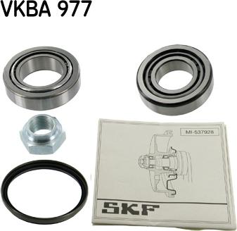 SKF VKBA 977 - Комплект подшипника ступицы колеса autodif.ru