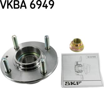 SKF VKBA 6949 - Ступица колеса, поворотный кулак autodif.ru
