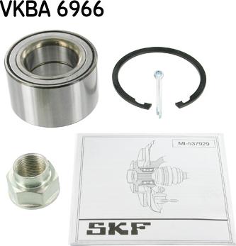 SKF VKBA 6966 - Комплект подшипника ступицы колеса autodif.ru