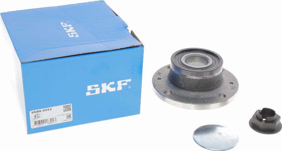 SKF VKBA 6552 - Ступица с подшипником OPEL CORSA D/FIAT 06- зад. DRUM autodif.ru