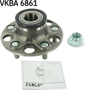 SKF VKBA 6861 - Комплект подшипника ступицы колеса autodif.ru
