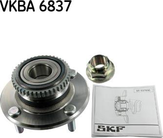 SKF VKBA 6837 - Ступица колеса, поворотный кулак autodif.ru