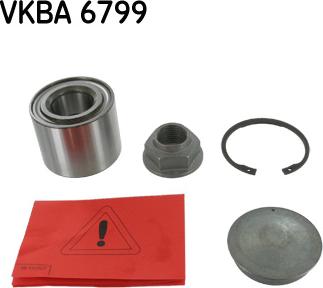 SKF VKBA 6799 - Рем.комплект задней ступицы SKF Lada Largus, Renault Duster 2WD (VKBA 6799) autodif.ru