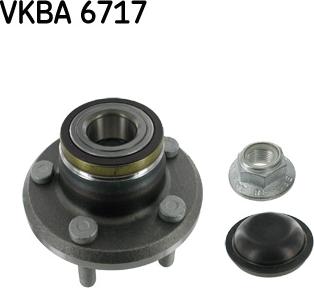 SKF VKBA 6717 - Комплект подшипника ступицы колеса autodif.ru
