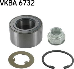 SKF VKBA 6732 - Комплект подшипника ступицы колеса autodif.ru