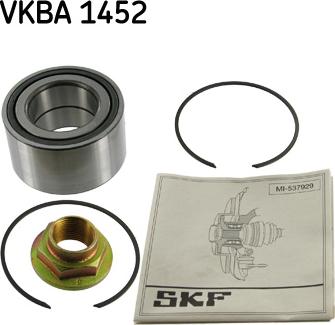 SKF VKBA 1452 - Комплект подшипника ступицы колеса autodif.ru