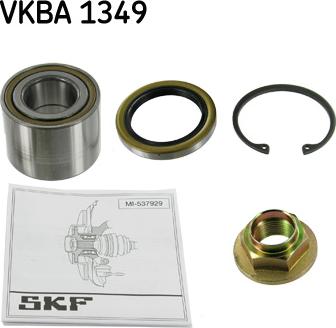SKF VKBA 1349 - Комплект подшипника ступицы колеса autodif.ru