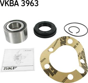 SKF VKBA 3963 - Комплект подшипника ступицы колеса autodif.ru