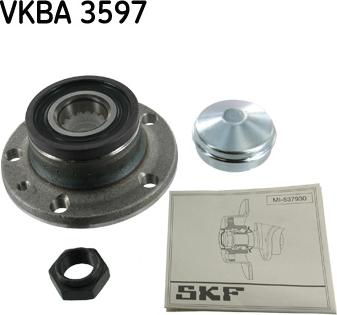 SKF VKBA 3597 - Комплект подшипника ступицы колеса autodif.ru