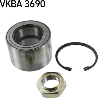 SKF VKBA 3690 - Комплект подшипника ступицы колеса autodif.ru