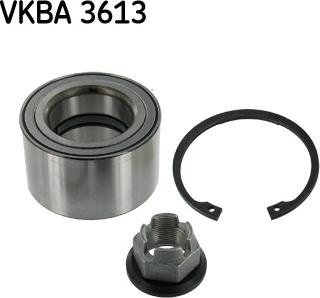 SKF VKBA 3613 - Комплект подшипника ступицы колеса autodif.ru