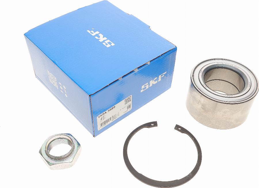 SKF VKBA 3689 - Комплект подшипника ступицы колеса autodif.ru