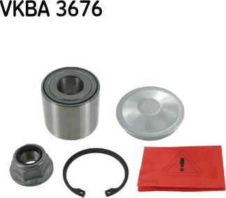 SKF VKBA 3676 - Комплект подшипника ступицы колеса autodif.ru