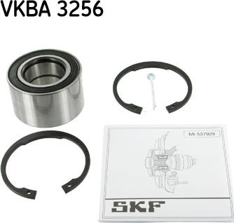SKF VKBA 3256 - R184.50 !к-кт подшипника ступ. пер.\ Opel Kadett/Astra <98 34x64x37, Daewoo Nexia 1.5 95> autodif.ru