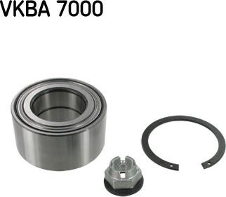 SKF VKBA 7000 - Комплект подшипника ступицы колеса autodif.ru