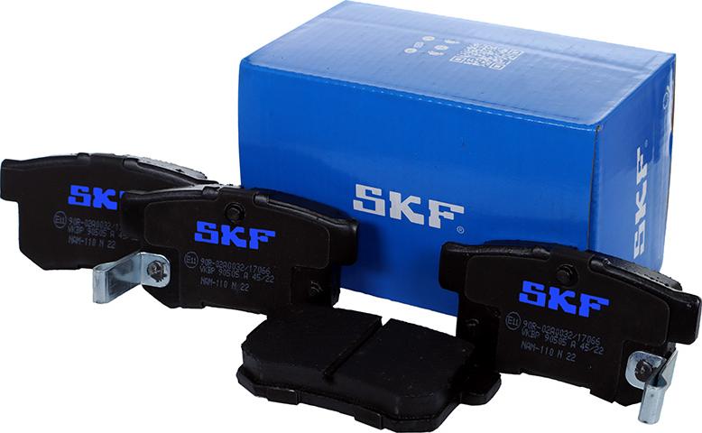 SKF VKBP 90505 A - Тормозные колодки, дисковые, комплект autodif.ru