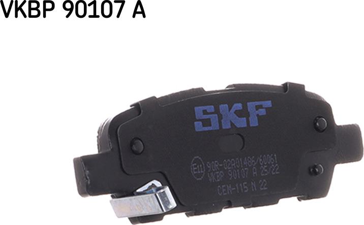 SKF VKBP 90107 A - Тормозные колодки, дисковые, комплект autodif.ru